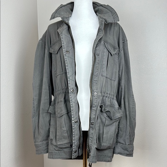 ATM Anthony Thomas Melillo Enzyme Wash Field Jacket in Steel sz medium - Picture 1 of 16